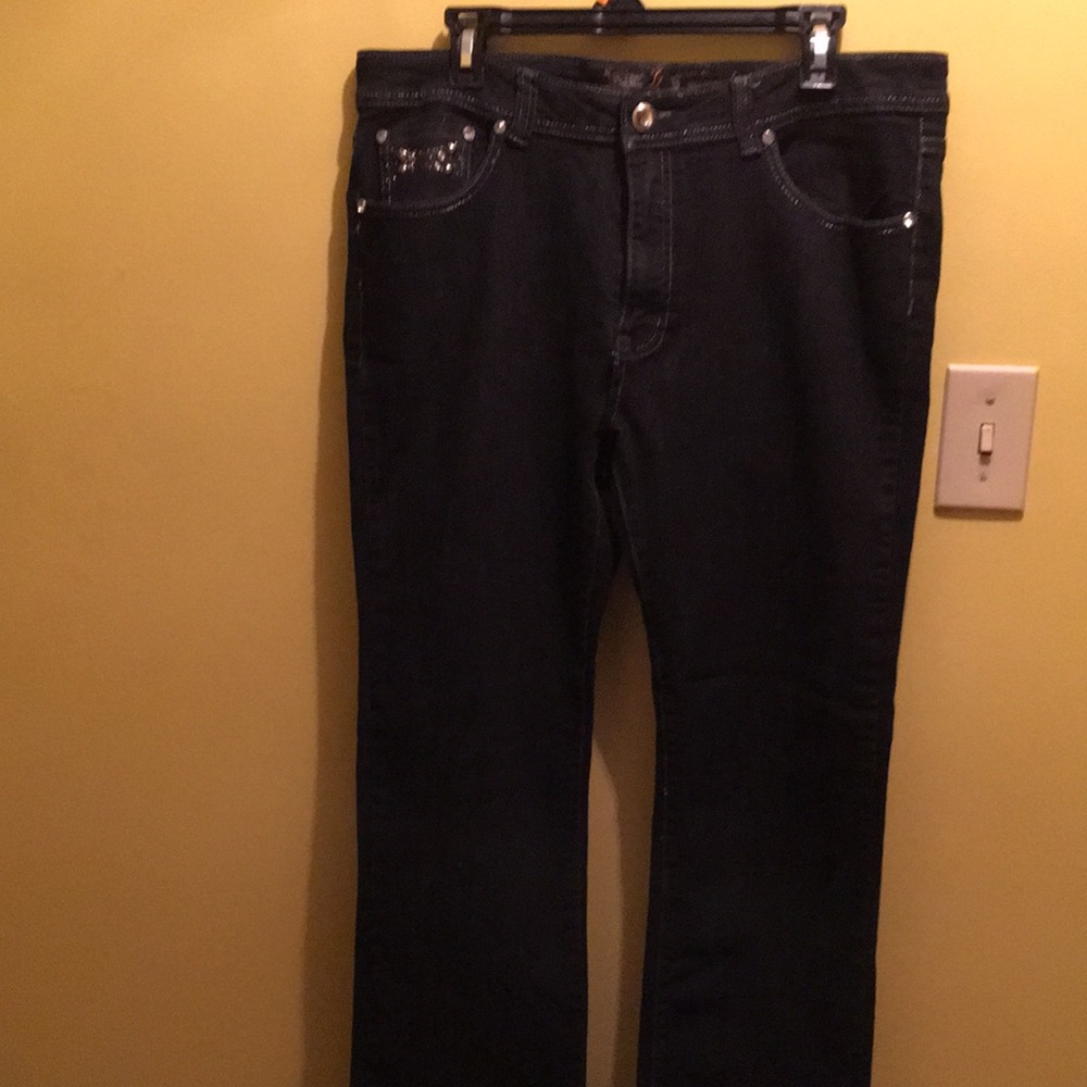 Ladies bedazzled jeans